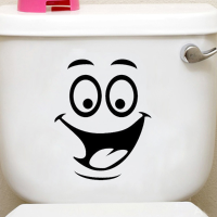 Honana Bx 421 Smiling Face Waterproof Toilet Sticker Bathroom Decoration Decal