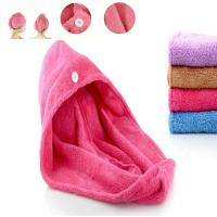 Honana Bx 566 Womens Coral Sofe Lady's Magic Quick Dry Bath Towel Head Wrap Hat Makeup Cosmetics Cap