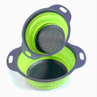 Honana CF CO2 Silicone Opvouwbare Colanders Stil Drain Basket Fruit Groente Reinigingsmand
