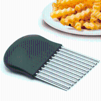 Honana Cf Pc01 Stainless Steel Wave Potato Slicer Cutter Onion Carrot Chips Cutter Chopper Knife