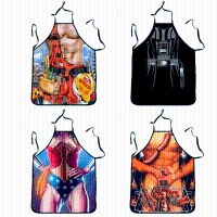 Honana Cf Sa04 3d Sexy Naked Male Apron Kitchen Barbecue Bbq Grill Muscle Man Apron