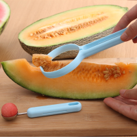 Honana CF SP02 2Pcs/set Fruits Scoops Peeler Spoon Cutter Melons Dig Ball Kitchen Gadget