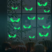 Honana Dx 166 18pcs Halloween Fluorescent Glow Furtive Eyes Wall Sticker Home Bedroom Decor