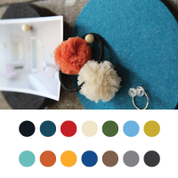 Honana Dx 172 1pcs Creative Roundness Colorful Wool Felt Multifunctional Wall Sticker Smart Collect Board