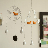 Honana Dx 203 Creative Bird Handmade Metal Bells Campanula Home Decor Ornaments Iron Pendant
