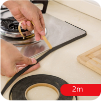 Honana Gas Stove Cooker Slit Antifouling Strip Seal Ring Tape Seal Ring Strip Kitchen Tool