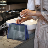 Honana Hn 174 Waterproof Pvc Bathroom Cosmetic Bags Swimming Net Travel Makeup Transparent Storage Bag