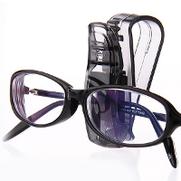 Honana Hn Ch001 Portable Sunglass Holder Multifunctional Car Sun Visor Ticket Clip Holder