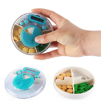 Honana Hn P2 Intelligent Electronic Timing Pill Reminder Alarm Medicine Storage Box 3 Compartments