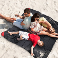 Honana Hn Pb007 Foldable Outdoor Playmat Travel Pocket Blanket Lightweight Portable Beach Picnic Mat