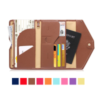 Honana Hn Pb2 9 Colors Fashion Leather Travel Passport Holder Credit Card Tickets Organizer
