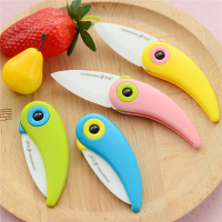 Honana Multi Color Bird Folding Mini Ceramic Knife Kitchen Tool Vegetable Fruit Knives