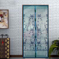 Honana Wx 2 Noiseless Automatic Closing Door Curtain Magnetic Embroidered Flower Anti Mosquito Net