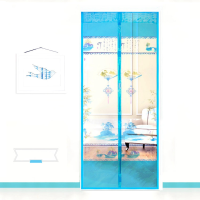 Honana Wx 3 Noiseless Automatic Closing Door Curtain Magnetic Scenery Sheer Anti Mosquito Net