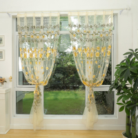 Honana Wx C10 Fashion Transparent Tulle Curtains Window Screen Decor Living Room Colorful Sheer Curtain