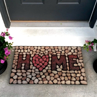 Honana Wx K3 Home Stones 3d Doormat Rubber Mat Anti Slip Floor Carpet Bathroom Rug