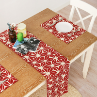 Honana Wx Xy2 Nordic American Rectangular Tea Table Runner Tablecloth Modern Table Flags Red Christmas Placemat Home Decor