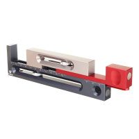 HONGDUI 100mm/4Inch Kerfmaker Tafelzaag Slot Richter Pengat Tool Houtbewerking Beweegbare Meetblok
