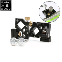 HONGDUI Haak Voor Hout 2 stuks Vouwgids Railklem HD30 GD7N Bank Hond Flip Klemmen Vouw Rail Clip Voor MFT Systeem
