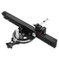HONGDUI HD MG21 Verstekmeter met Verlengd Hek voor Houtbewerking Tafelzaag Freestafel Precieze Hoekinstelling