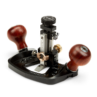 HONGDUI KM 17 Pro Router vliegtuig Die Steel Body Verstelbaar hek met CAM Lock Dieptebegrenzer Tweezijdig mes van 1/2 in
