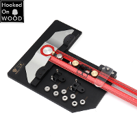 HONGDUI Rulerstandaard voor Hooked On Wood MT 2465 PRO Scriber Stevig Acryl/Bakeliet Wandmontage Voor gemakkelijke opsla