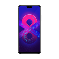 Honor 8x Smartphone Dual Sim 64 Gb 16.5 Cm (6.5 Inch) 20 Mpix, 2 Mpix Android 8.1 Oreo Zwart