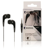 Hoofdtelefoon In Ear 3.5 Mm Zwart
