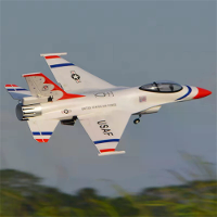 HOOKLL F16 V2 Fighting Falcon Thunderbird 710 mm Spanwijdte 70 mm EDF EPO Jet RC Vliegtuig KIT/PNP