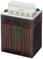 HOPPECKE OPzS bloc sun power VL 12 200 GUG 1216290150 Solar accu 12 V 200 Ah Loodzuur (b x h x d) 380 x 383 x 205 mm M8 schroefaansluiting