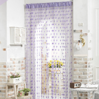 Hot Tassel Drape Heart Panel Line String Curtain For Door Window