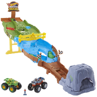 Hot Wheels Monstertrucks   Slopend Circuit Speelset
