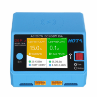 HOTA D6 Pro AC 200W DC 650W 15A*2 Dubbelkanaals Lipo lader met draadloos opladen in 4 kleuren voor NiZn/Nicd/NiMH batter