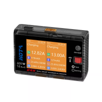HOTA D6S DC 600W 16A*2 Dual Channel 6S Lithium Battery Balanced Charger voor LiPo / LiHV / LiFe / Lilon / Li ion / NiCd