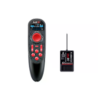 HOTRC DS650 2.4GHz 6CH FHSS zender Kleurendisplay Ingebouwde 3.7V 1500mAh Batterij Radio Controller Met Ontvanger voor R