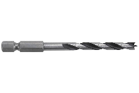Hout Spiraalboor 4 Mm Wolfcraft 7262000 Gezamenlijke Lengte 75 Mm 1/4 (6.3 Mm) 1 Stuks