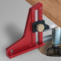 Houtbewerking Diepte Meter Veelzijdig 0 50mm Dubbele Schaal Precisiegereedschap voor eenvoudige Router  en Tafelzaaginst