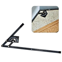 Houtbewerking Hoekliniaal Universele gradenboog 0 180 graden Aluminiumlegering Precisie ±0.3 230X500mm Meetgereedschap