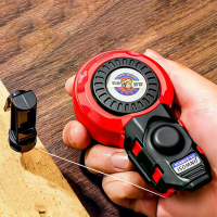 Houtbewerking Ink Lijn Marker met 15 m Nylon Lijn Druk Terug Handmatig Graveren Lekkage Bestendig voor Hout Baksteen Con