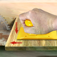 Houtbewerkingsduwhandvat Ergonomisch Veiligheidsgereedschap voor Antislip Snijden & Timmerman Accessoire ABS met Antisli