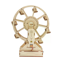 Houten doe het zelf educatieve wetenschappelijke experimenten vroeg onderwijs speelgoed acht stoelen ferriswheel voor ki