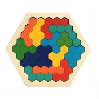 Houten Grappige Veranderlijke Honingraat Kleurpuzzel Educatief Vroeg Leren Spel Cadeau Kinderen Speelgoed