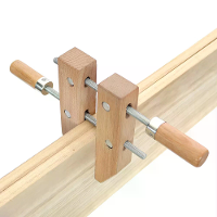 Houten Handschroefklem Verstelbare Houten Handgreep 8/10 Inch Parallelle Kaken Hardhouten Constructie Professioneel Hout