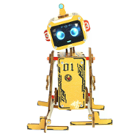 Houten Puzzels Doe Het Zelf Stem gecontroleerde Robot Bouwset STEM Wetenschap Educ Experiment Kinderen Handgemaakt Kinde