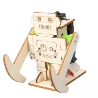 Houten wandelrobot modelbouwpakket DIY wetenschappelijk experiment voor kinderen educatief puzzel speelgoed studenten te