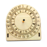 Houten Zandloper Model Montagekit DIY Optioneel met Kompas Kinderen Wetenschappelijk Experiment Educatief Speelgoed Stud
