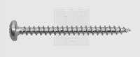 Houtschroef 4.5 Mm 30 Mm Kruiskop Pozidriv Staal Verzinkt 200 Stuks Swg
