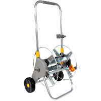 Hozelock 2437 Voorgemonteerde Metalen slangenwagen 60 m