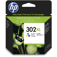 HP 302XL originele high capacity drie kleuren inktcartridge (F6U67AE)