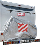 HP Autozubehör 18158 Fahrradhülle mit Warntafeltasche Fietshoes (l x b x h) 100 x 198 x 139 cm Geschikt voor (automerken): Universal